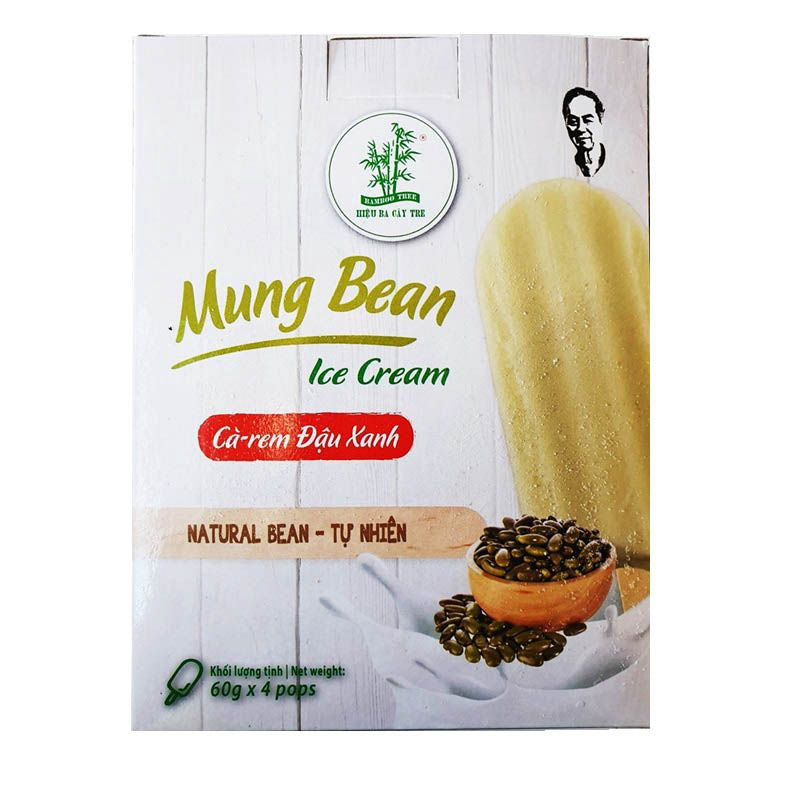 ANAM | BAMBOO TREE Ice Bar Mung Bean 60 G | 绿豆冰棒 | Kem dau xanh