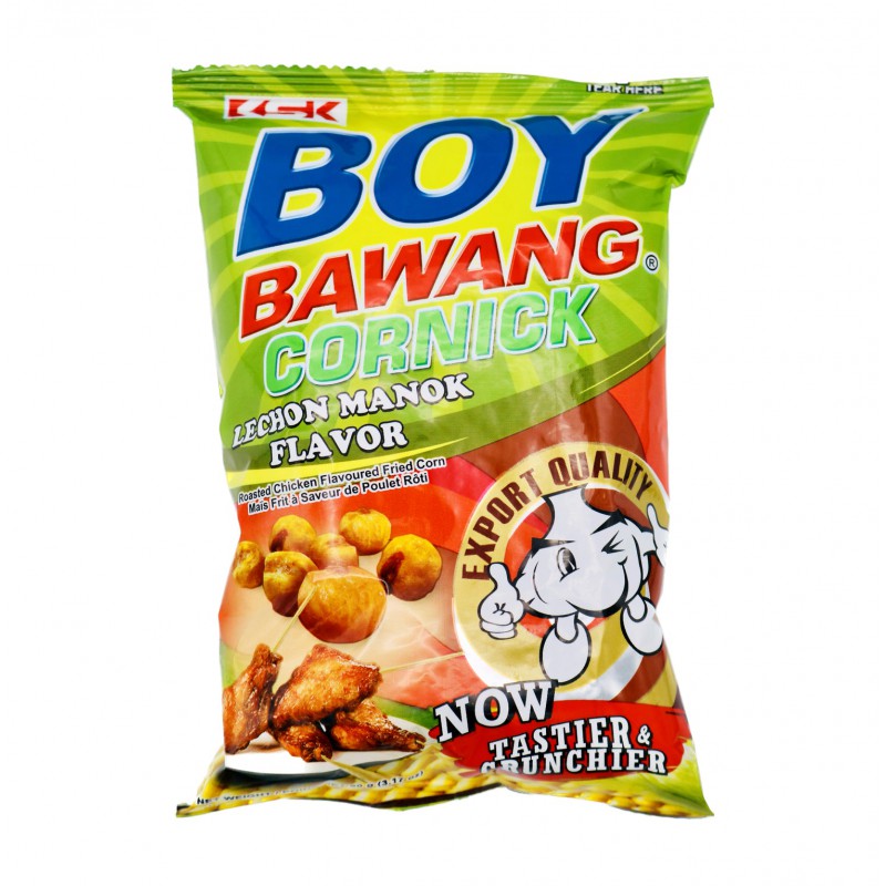 ANAM | BOY BAWANG – Corn Snacks Lechon Manok – 90g | 烤鸡味玉米脆 | Bap say vi ga quay