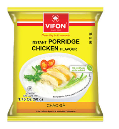 ANAM | VIFON Instant Rice Porridge Chicken 50g | 速食鸡肉米粥 | Chao ga an lien