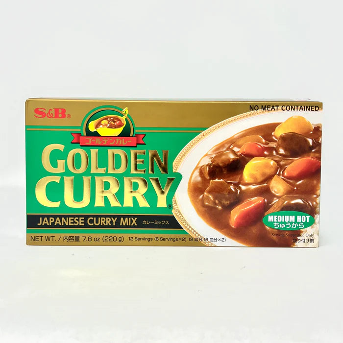 ANAM | GOLDEN CURRY – Curry Paste Mix Medium – 220g | 中辣咖喱块 | Sot ca ri cay vua