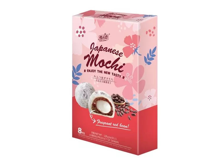 ANAM | YUKI&LOVE – Japanese Style Mochi Red Bean – 128g | 红豆大福 | Banh mochi dau do