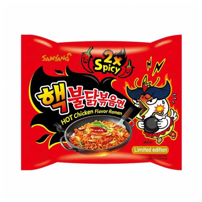 ANAM | SAMYANG – Buldak Hot Chicken Flavor Ramen – 140g | 火鸡辣味拉面 | Mi vi ga sieu cay